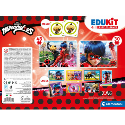 Avis Edukit 4 en 1 - Miraculous Clementoni 3