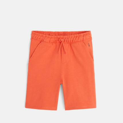 Avis Bermuda en coton orange garçon OKAIDI 1