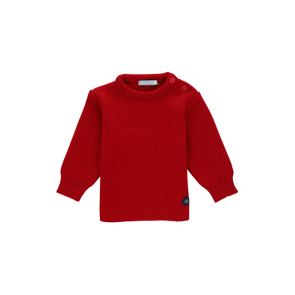 Avis Pull marin uni "Fouesnant" Baby - Braise ARMOR-LUX 1