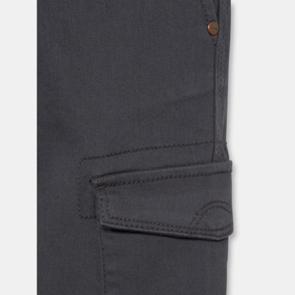 Avis Pantalon cargo en toile gris garçon OKAIDI 3