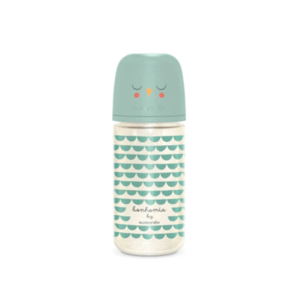 Avis Biberon verre 240ml avec tétine SX Pro M Bonhomia Suavinex 2