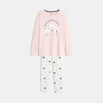 Avis Pyjama 2 pièces en jersey rose fille OKAIDI 2
