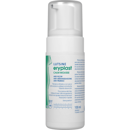 Avis CALM Mousse anti-démangeaisons Lutsine Eryplast 1