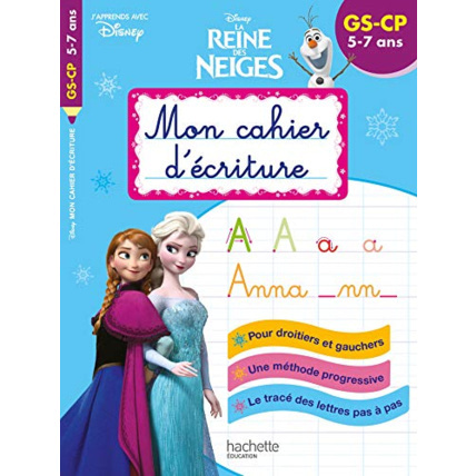 Avis Disney - Reine des Neiges Mon cahier d'écriture GS Hachette Éducation 1