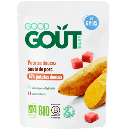 Avis Petit plat Bio Patates douces Sauté de porc Good Goût 1