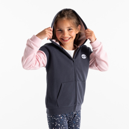 Avis Sweat-shirt à capuche bicolore gris fille OKAIDI 1