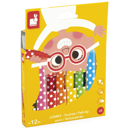 Avis Lot de 8 feutres Jumbo JANOD 1