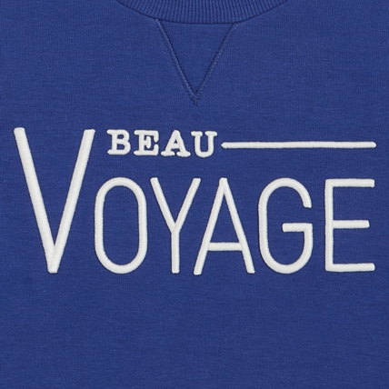 Avis Sweat-shirt "beau voyage" bleu garçon OKAIDI 3