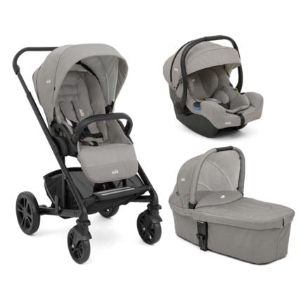 Avis Poussette trio chrome + siège auto i-gemm 3 + nacelle chrome  Joie 1