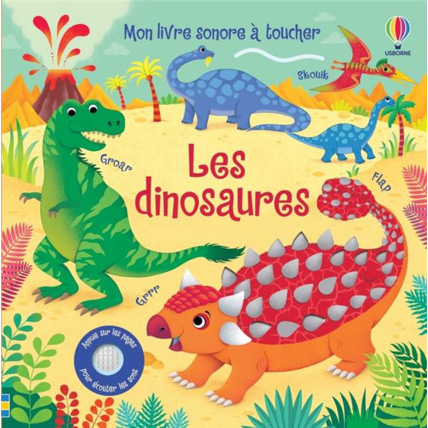 Avis Mon Livre Sonore À Toucher - Les Dinosaures USBORNE 1