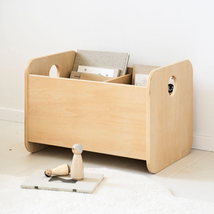 Avis Coffre à jouets en bois Montessori Ellipse Petite Amélie 1