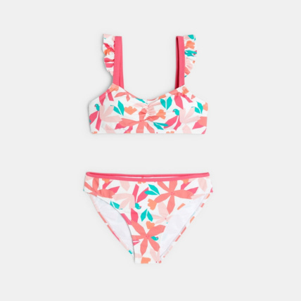 Avis Maillot de bain 2 pièces rose fille OKAIDI 2