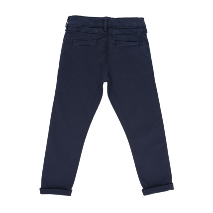 Avis Pantalon taille élastique Kids - coton - Marine Deep ARMOR-LUX 2