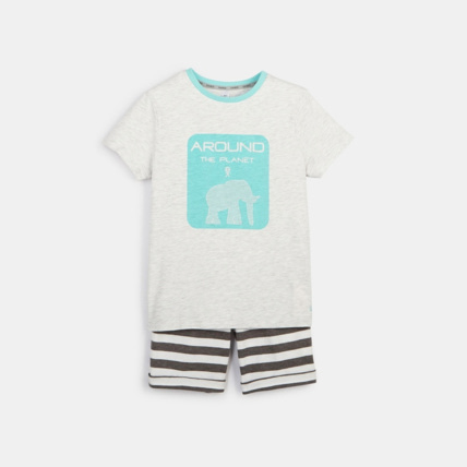 Avis Pyjama-short en jersey gris garçon OKAIDI 1