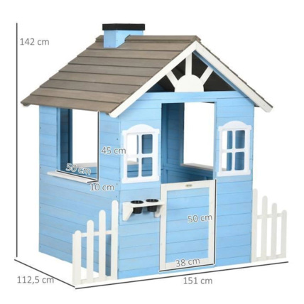Avis Maisonnette de jeux OUTSUNNY 4