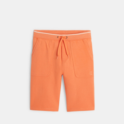 Avis Bermuda en molleton orange garçon OKAIDI 1