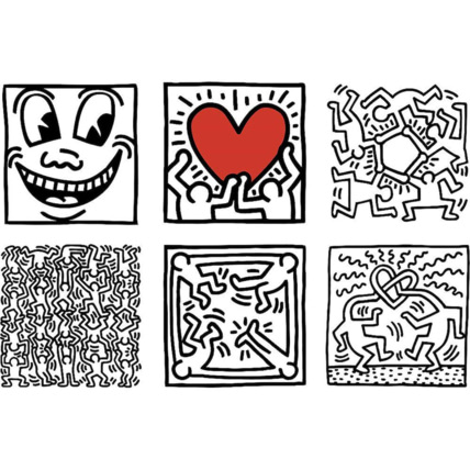Avis Coffret de 9 cubes Keith Haring VILAC 3