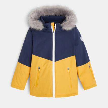 Avis Blouson de ski à capuche jaune garçon OKAIDI 2