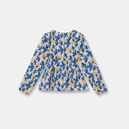 Avis Blouse imprimée bleue fille OKAIDI 2