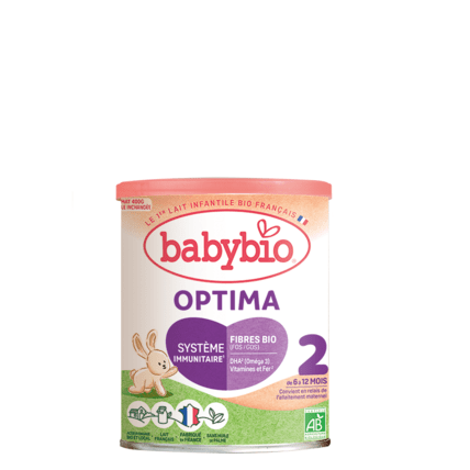 Avis Lait Optima 2ème âge 6-12 mois 400g Babybio 1