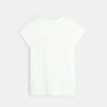 Avis T-shirt motif coeur fantaisie orange fille OKAIDI 3