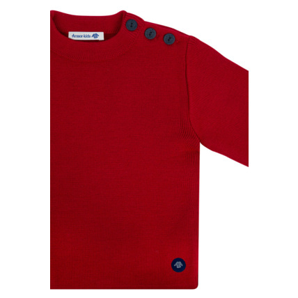 Avis Pull marin uni FOUESNANT Kids - Braise ARMOR-LUX 3