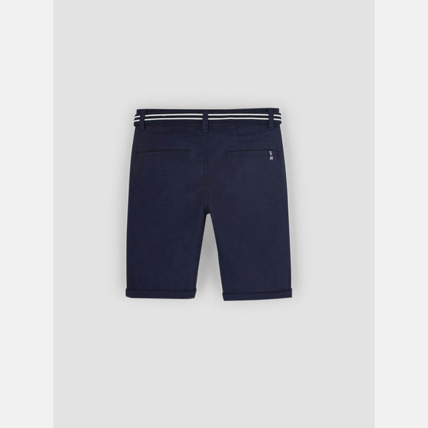 Avis Bermuda slim en toile bleu garçon OKAIDI 2