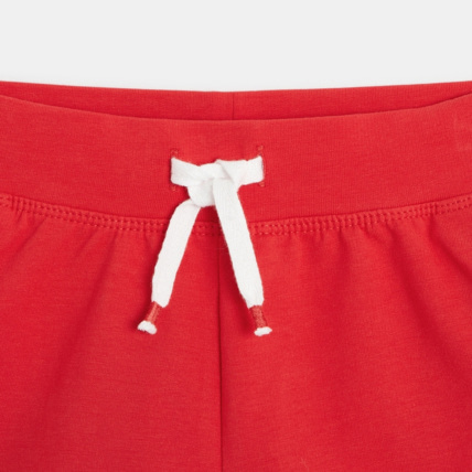 Avis Short uni en jersey rouge fille OKAIDI 3