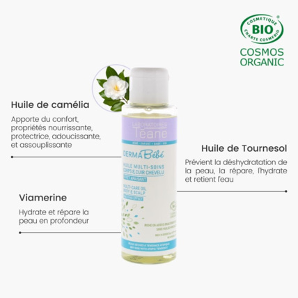 Avis Huile bébé multi-soins bio Laboratoires Téane 4