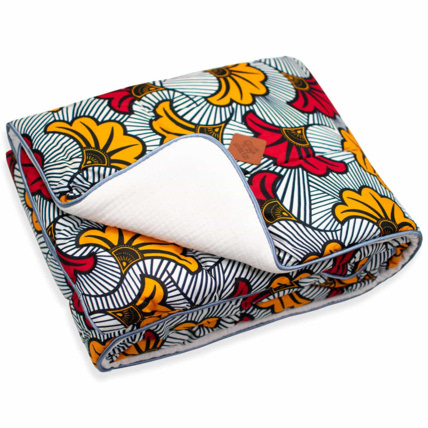Avis Grande couverture en coton, Wax Fleurs de mariage Sevira Kids 1
