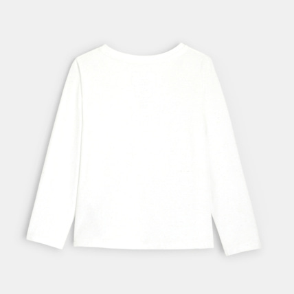 Avis T-shirt à message en coton recyclé majoritaire beige garçon OKAIDI 4