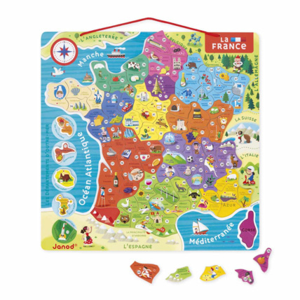 Avis Puzzle France magnétique JANOD 1