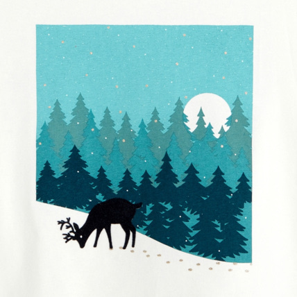Avis T-shirt à motif paysage vert fille OKAIDI 2