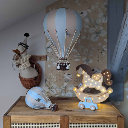 Avis Montgolfière décorative, Beige et bleu Sevira Kids 3