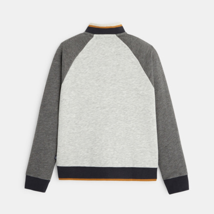 Avis Sweat-shirt teddy zippé gris garçon OKAIDI 4