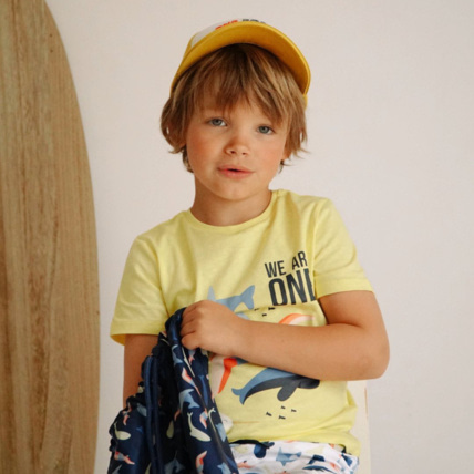 Avis T-shirt Surfrider "we are one" jaune garçon OKAIDI 6