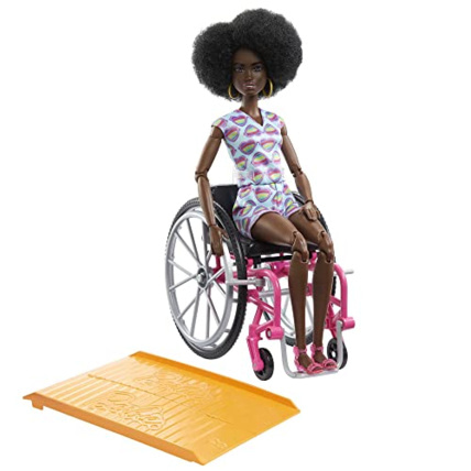 Avis Barbie Fashionistas - Poupée avec fauteuil roulant et rampe BARBIE 1