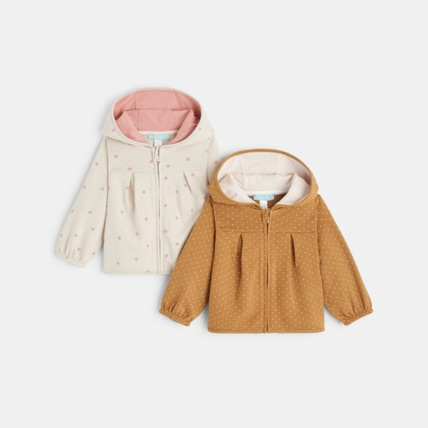 Avis Sweat zippé à capuche molleton (lot de 2) OBAÏBI 1