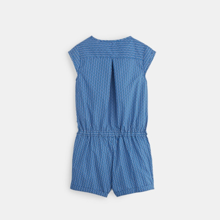 Avis Combishort imprimé bleu fille OKAIDI 2