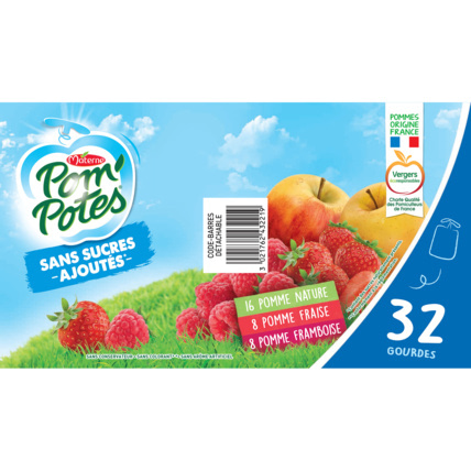 Avis Compotes pomme, pomme fraise, pomme framboise Pom'potes 4