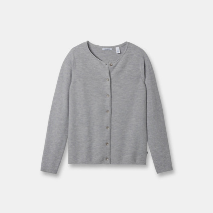 Avis Gilet boutonné gris fille OKAIDI 1