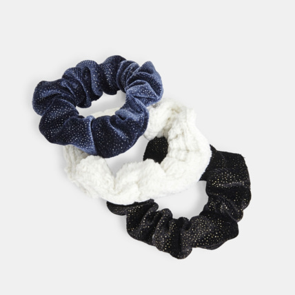 Avis Elastiques à noeud papillon (lot de 3) noir fille OKAIDI 1