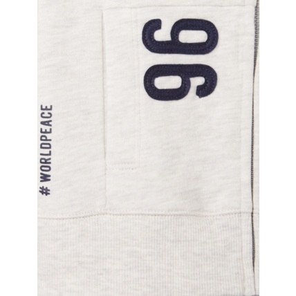 Avis Sweat-shirt à capuche blanc garçon OKAIDI 4