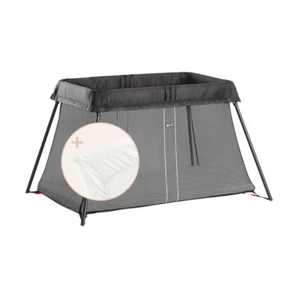 Avis Lit parapluie Light noir + drap housse BabyBjörn 1