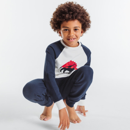 Avis Pyjama 2 pièces motif dinosaure blanc garçon OKAIDI 1