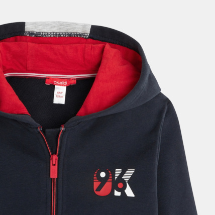 Avis Sweat-shirt zippé à capuche OK96 gris garçon OKAIDI 2
