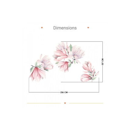 Avis Stickers magnolias Mon Lit Cabane 3