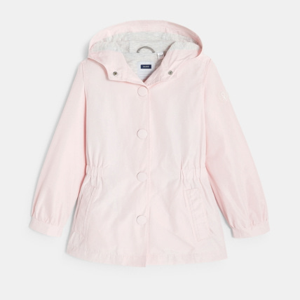 Avis Coupe-vent à capuche rose fille OKAIDI 1