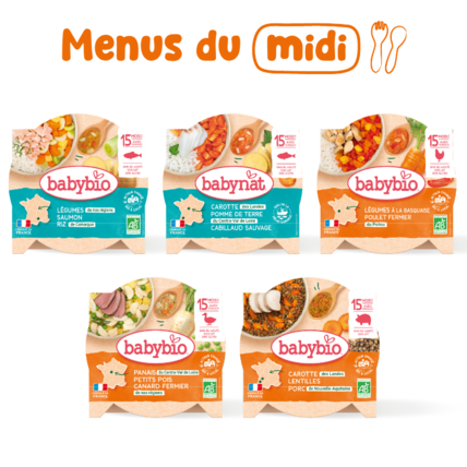 Avis Pack repas bébé midi Babybio 1