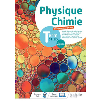 Avis Physique-Chimie Terminale STI2D - Livre de l'Elève - Éd. 2020 Hachette Éducation 1